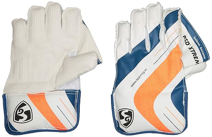 SG Cricket Wicketkeeping Gloves SG RSD Xtreme Junior (Multi-Color) – Rubber